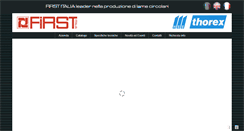 Desktop Screenshot of first-italy.com